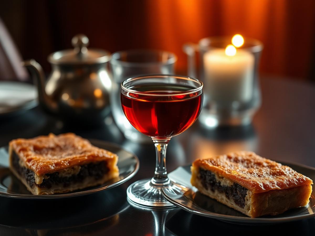 Turecký čaj a baklava